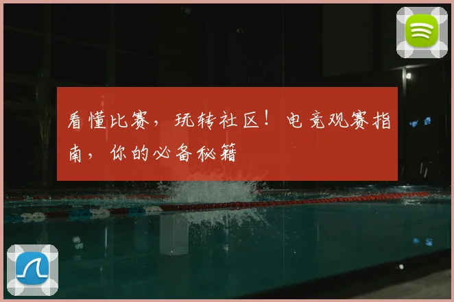 看懂比赛，玩转社区！电竞观赛指南，你的必备秘籍